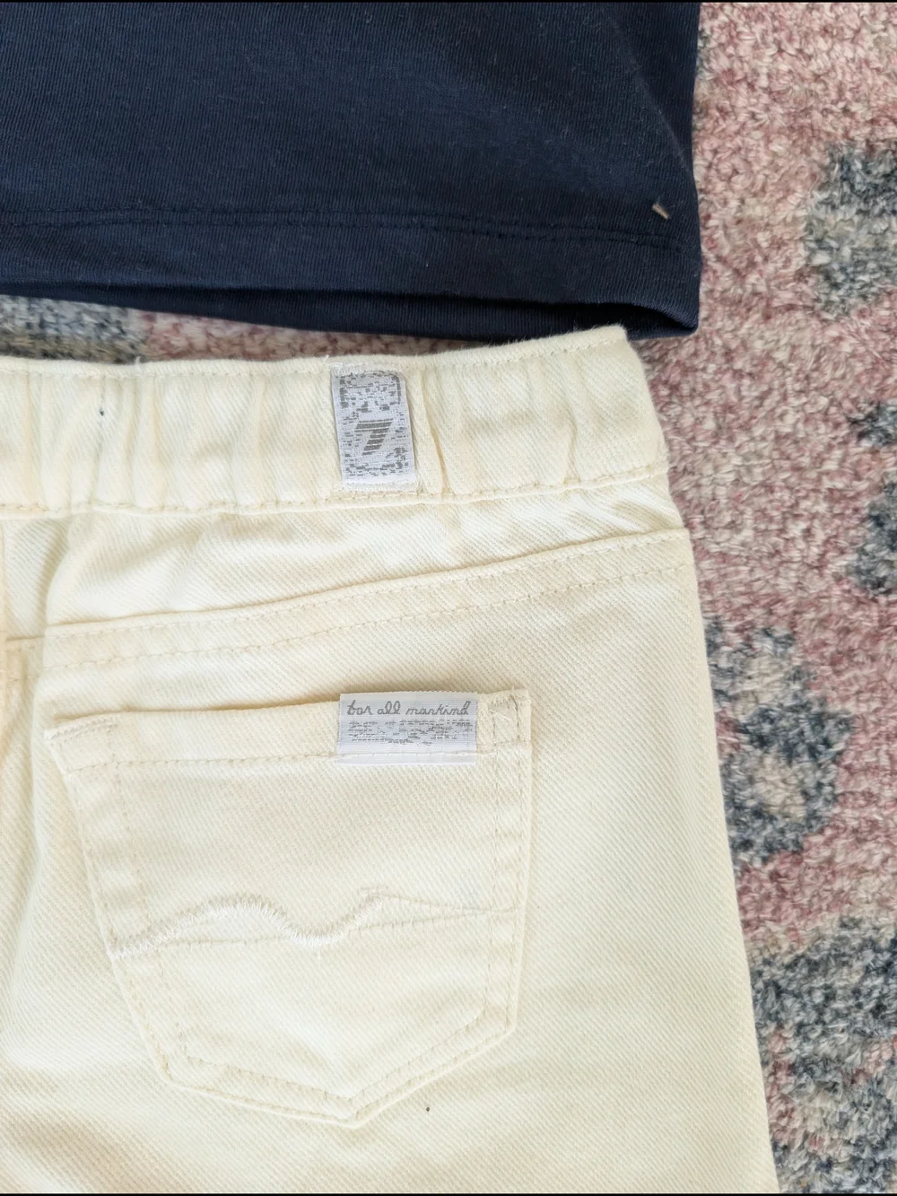 7 For All Mankind navy short